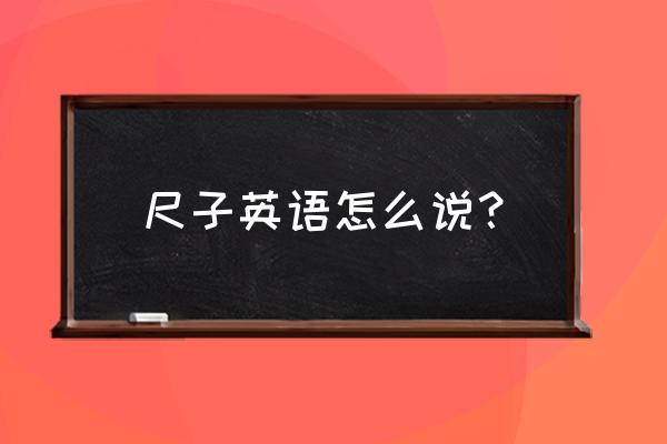 尺子英语复数 尺子英语怎么说？