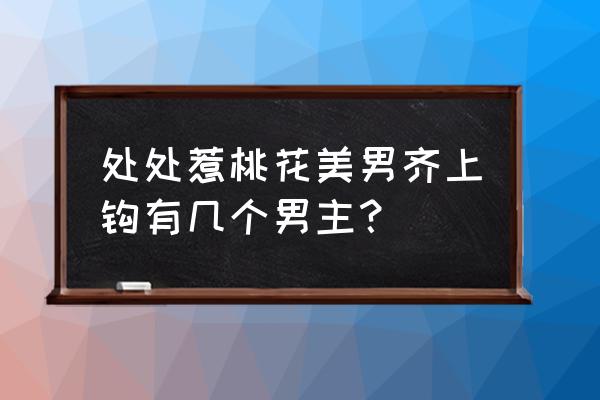 处处惹桃花 美男齐上钩 处处惹桃花美男齐上钩有几个男主？