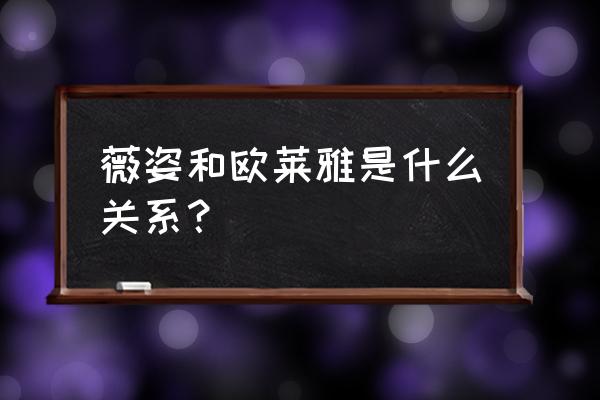 蕾切尔薇姿欧莱雅 薇姿和欧莱雅是什么关系？