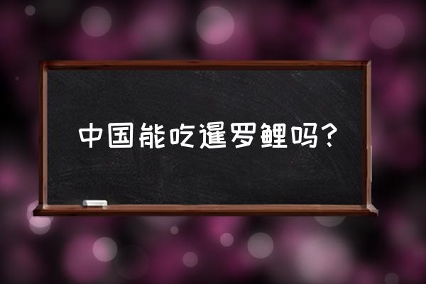 巨暹罗鲤好吃吗 中国能吃暹罗鲤吗？