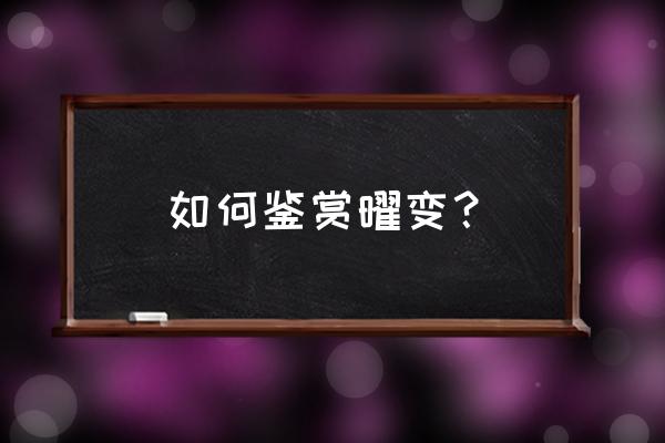 曜变天目茶碗价值多少 如何鉴赏曜变？