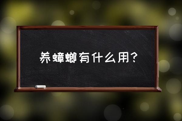 蟑螂养殖价值 养蟑螂有什么用？