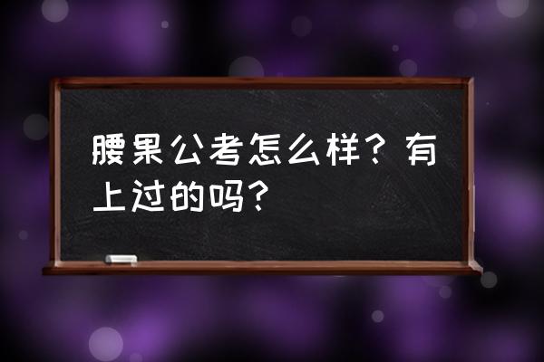 腰果公考每日一题 腰果公考怎么样？有上过的吗？