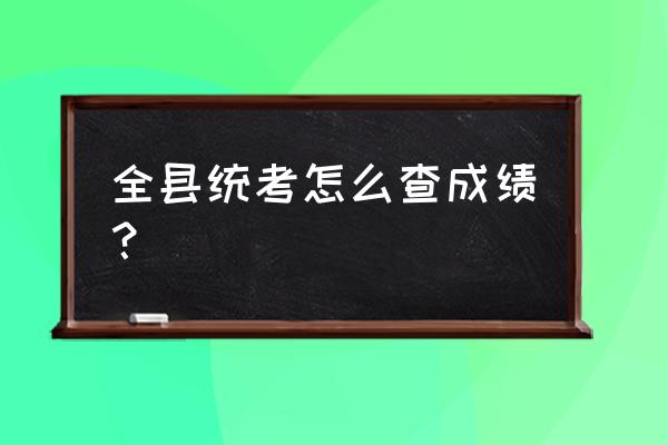 同等学力考试成绩查询入口 全县统考怎么查成绩？