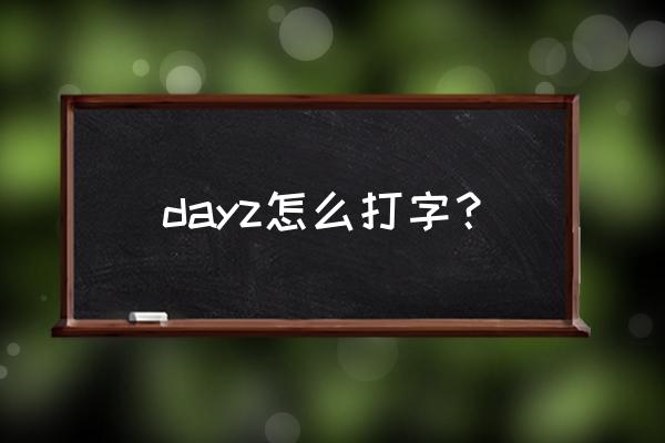 dayz独立版按键 dayz怎么打字？