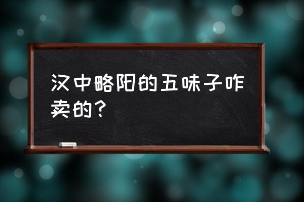 北五味子多少钱一斤 汉中略阳的五味子咋卖的？