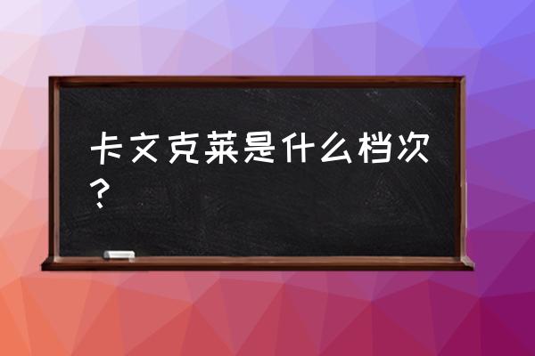 卡文克莱什么档次 卡文克莱是什么档次？